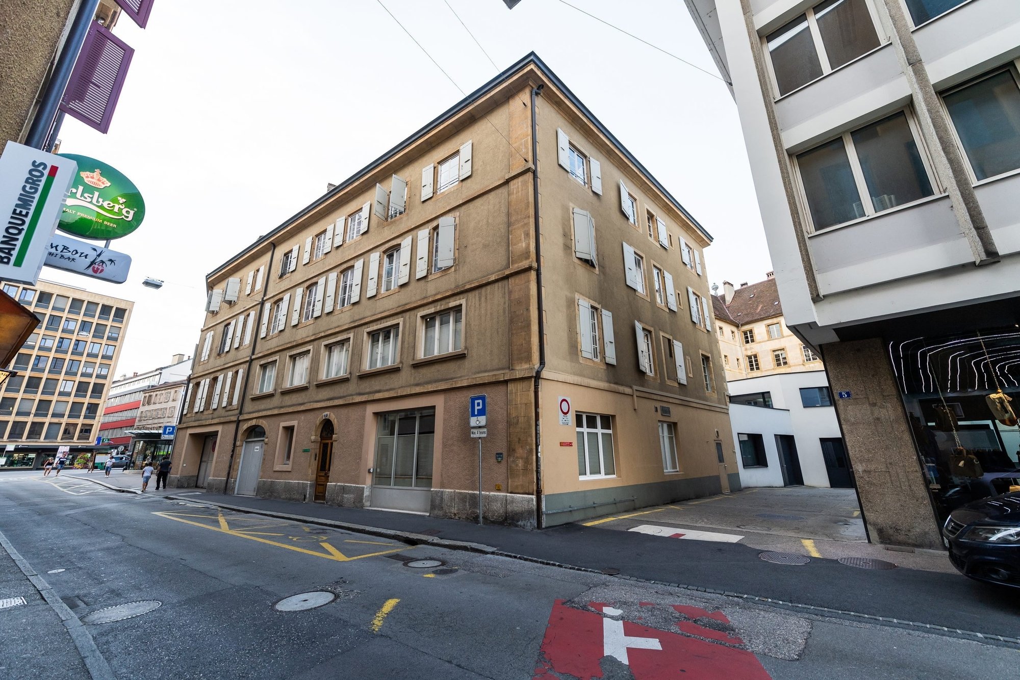 Le bâtiment de la direction de l'urbanisme de la Ville de Neuchâtel.