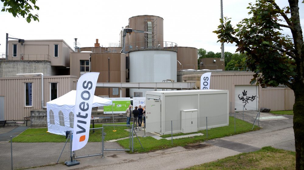 Viteos annonce une baisse de ses tarifs pour le gaz naturel (ici son installation d'injection de biogaz à la step de la Saunerie, à Colombier).