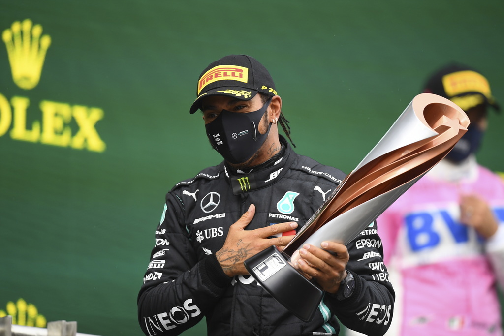 Lewis Hamilton a livré une course fantastique sous la pluie.