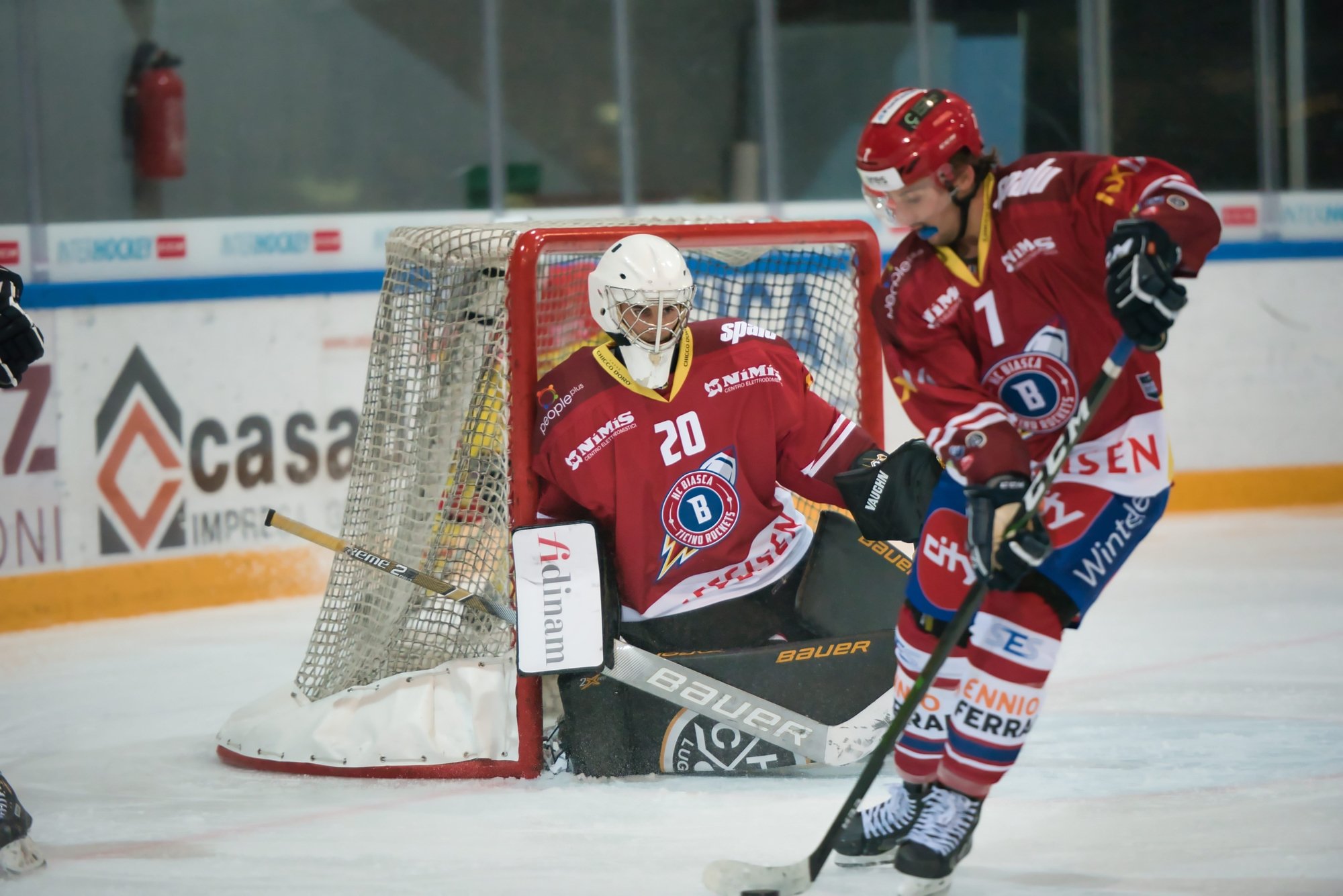 Thibault Fatton (ici avec les Ticino Rockets) a été sélectionné avec l'équipe nationale M20.