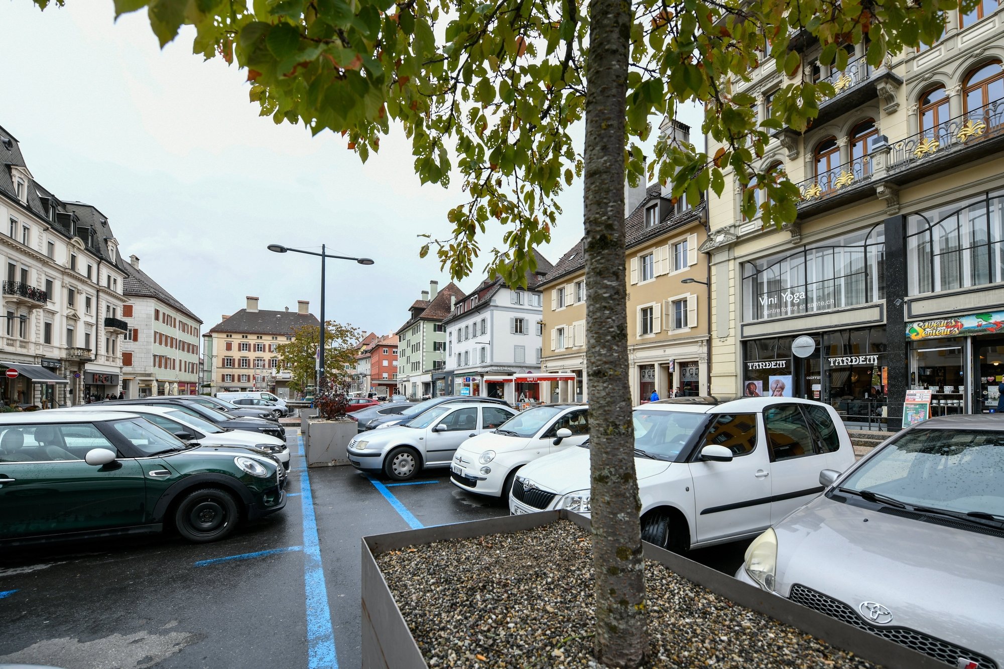 La place du Marché de La Chaux-de-Fonds.