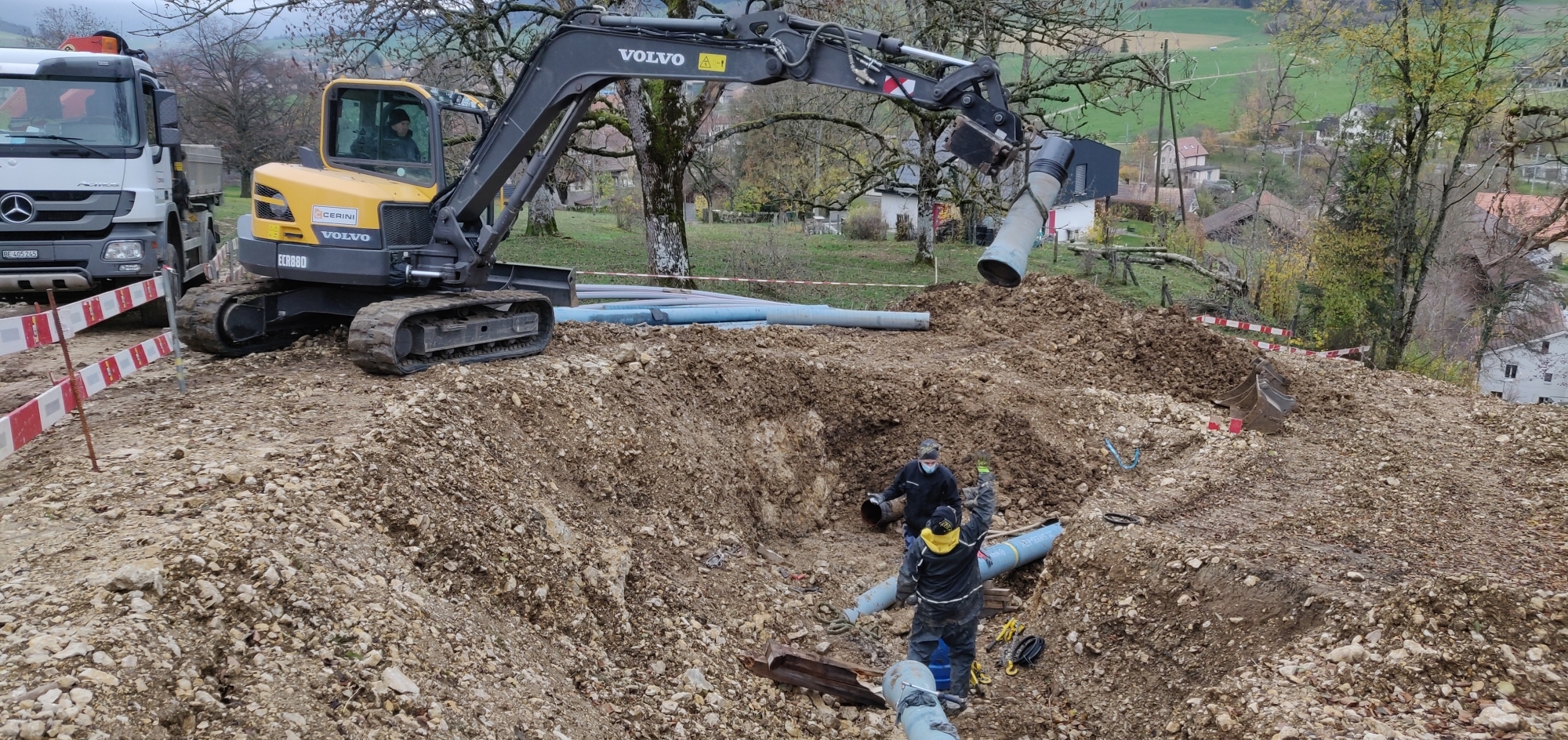 Les services techniques de Saint-Imier sont en mesure d’alimenter les communes du Haut-Vallon depuis six mois.