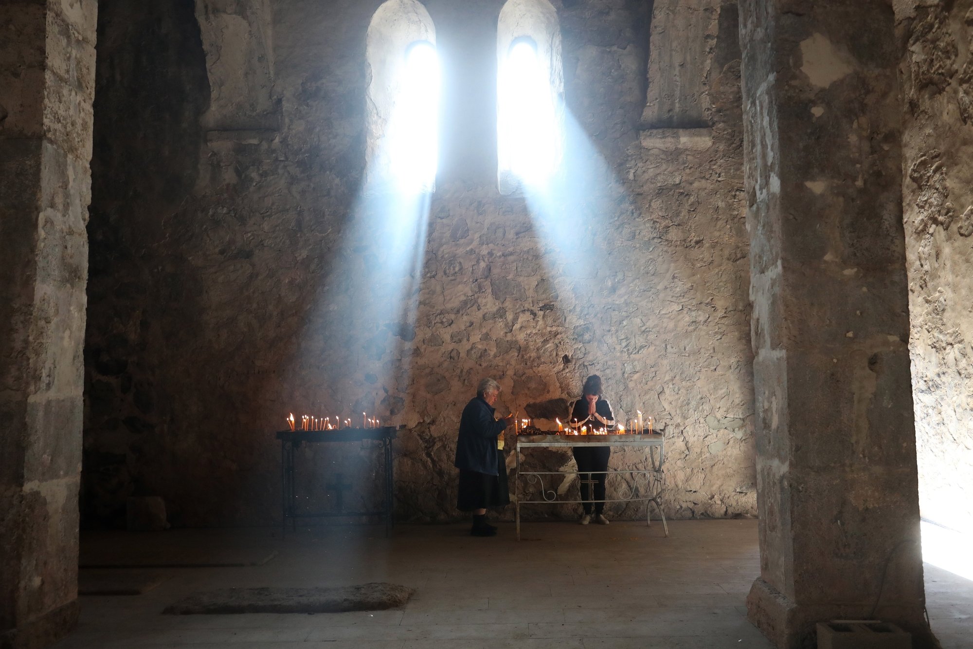 Le monastère de Dadivank, dans l'enclave du Haut-Karabakh: un lieu cher aux Arméniens.