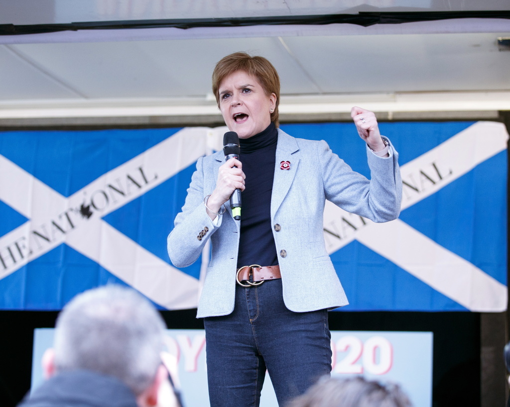 Nicola Sturgeon a de nouveau exprimé sa détermination à organiser un nouveau référendum sur l'indépendance de l'Écosse. (archives)
