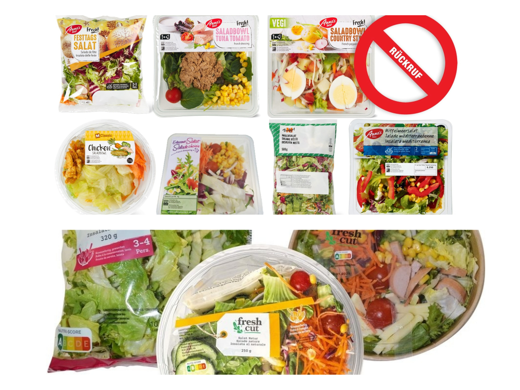 Un risque pour la santé n'est pas exclu si vous mangez l'une de ces salades.