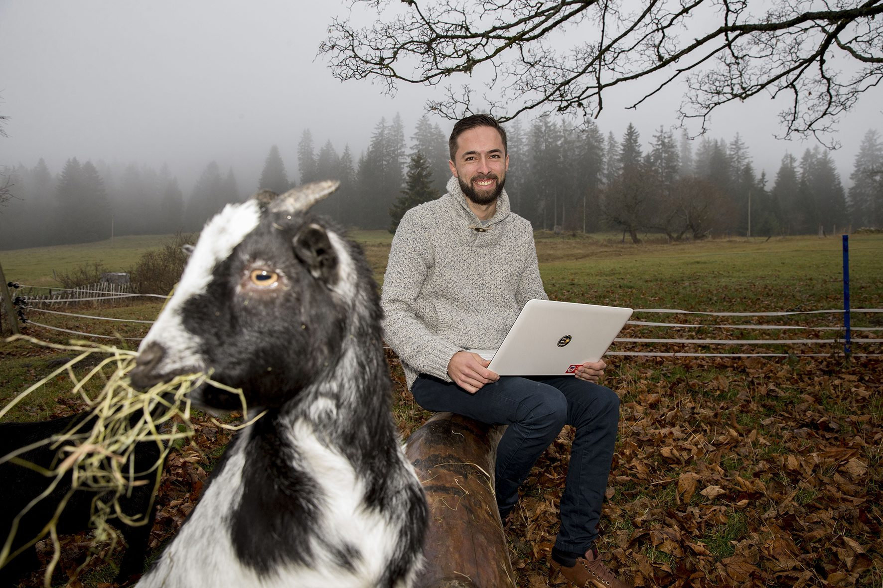 Nicolas Oppliger, créateur de la plateforme de crowdfunding Yes We Farm.