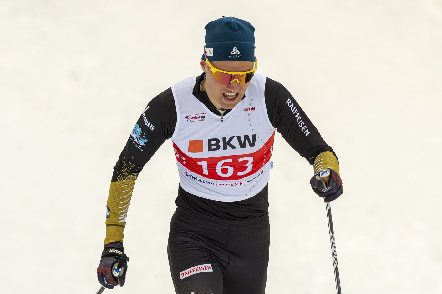 En Finlande, Ilan Pittier disputera un sprint en style classique.