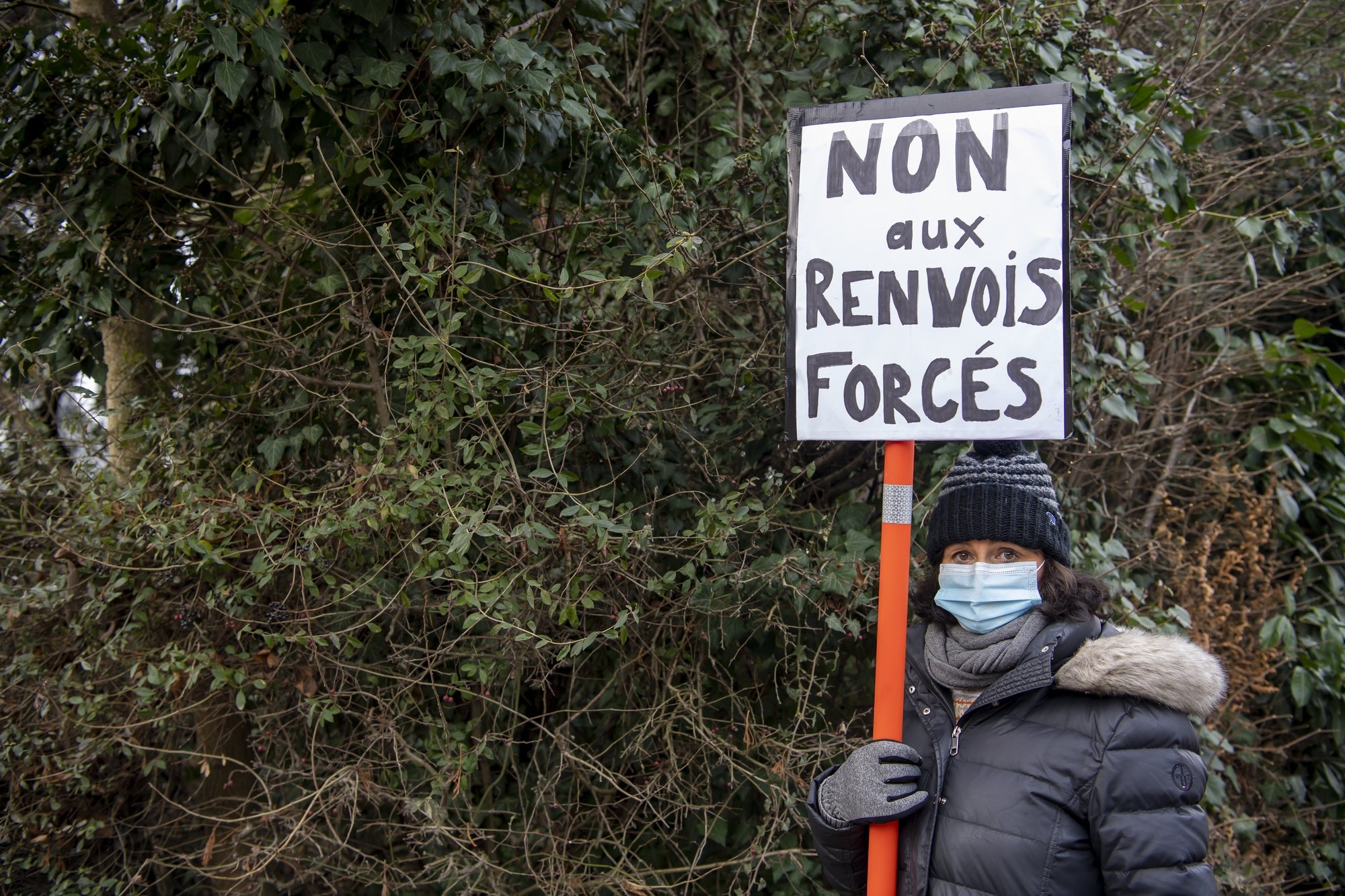 Manifestation à Genève pour dénoncer le renvoi forcé des requérants éthiopiens.