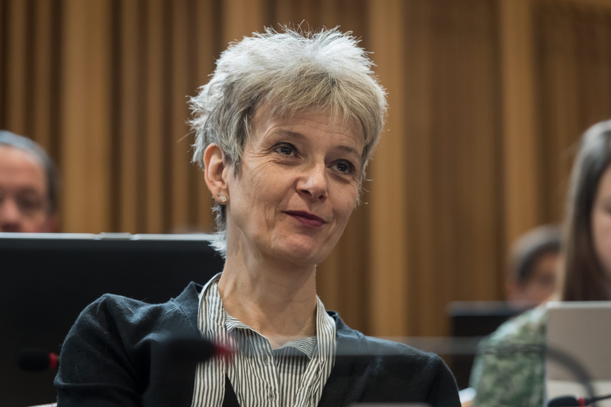 Nathalie Schallenberger (ici au Grand Conseil en 2019) défendra le Centre à l'élection au Conseil d'Etat.