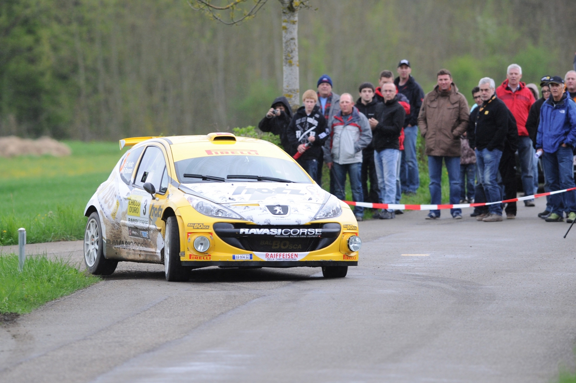 Les pilotes de rallye (ici Grégoire Hotz en 2013) ne sillonneront pas les routes jurassiennes en avril prochain.