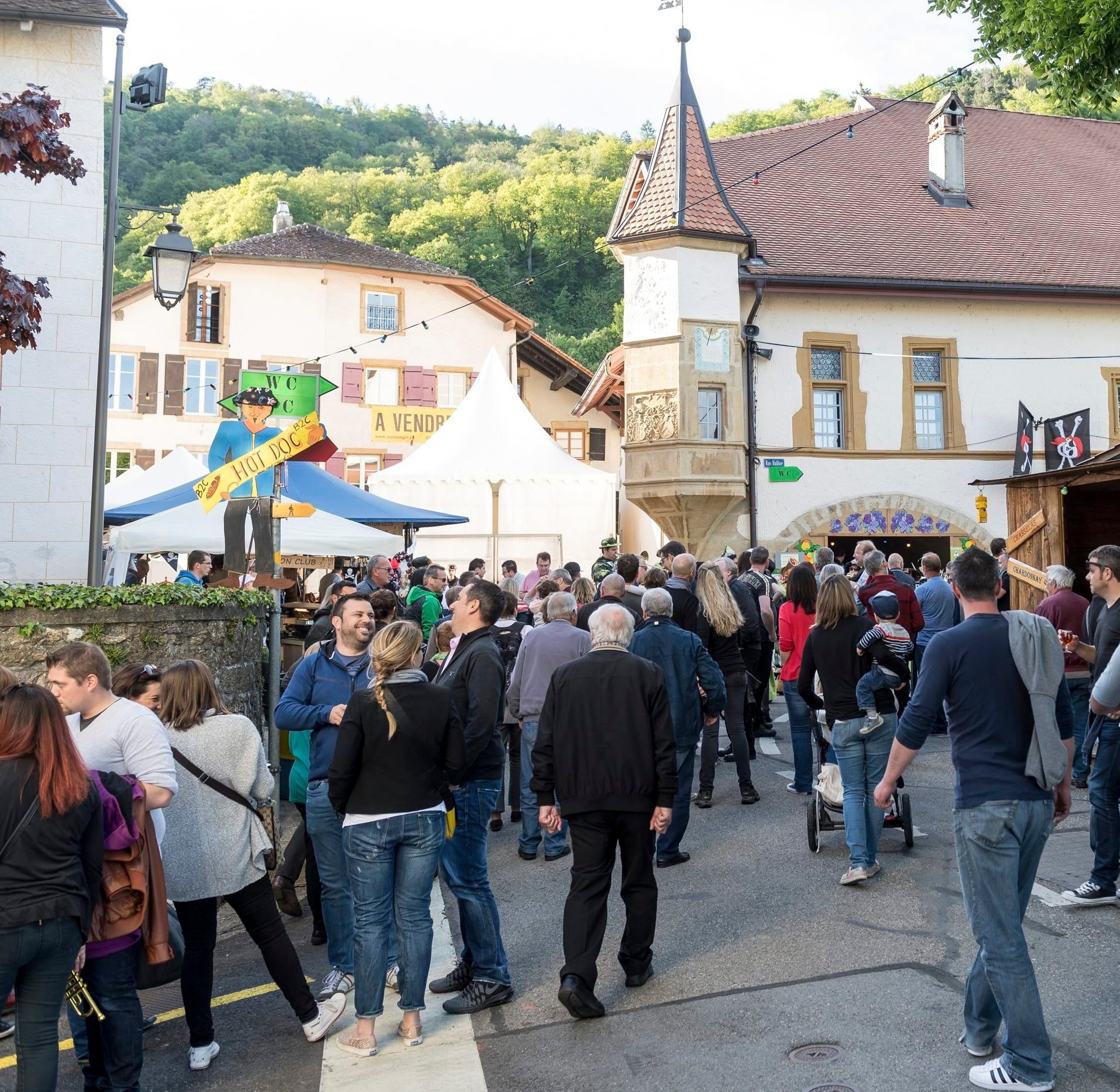 La Fête du vin nouveau de Cressier, un des rendez-vous les plus populaires du Littoral.