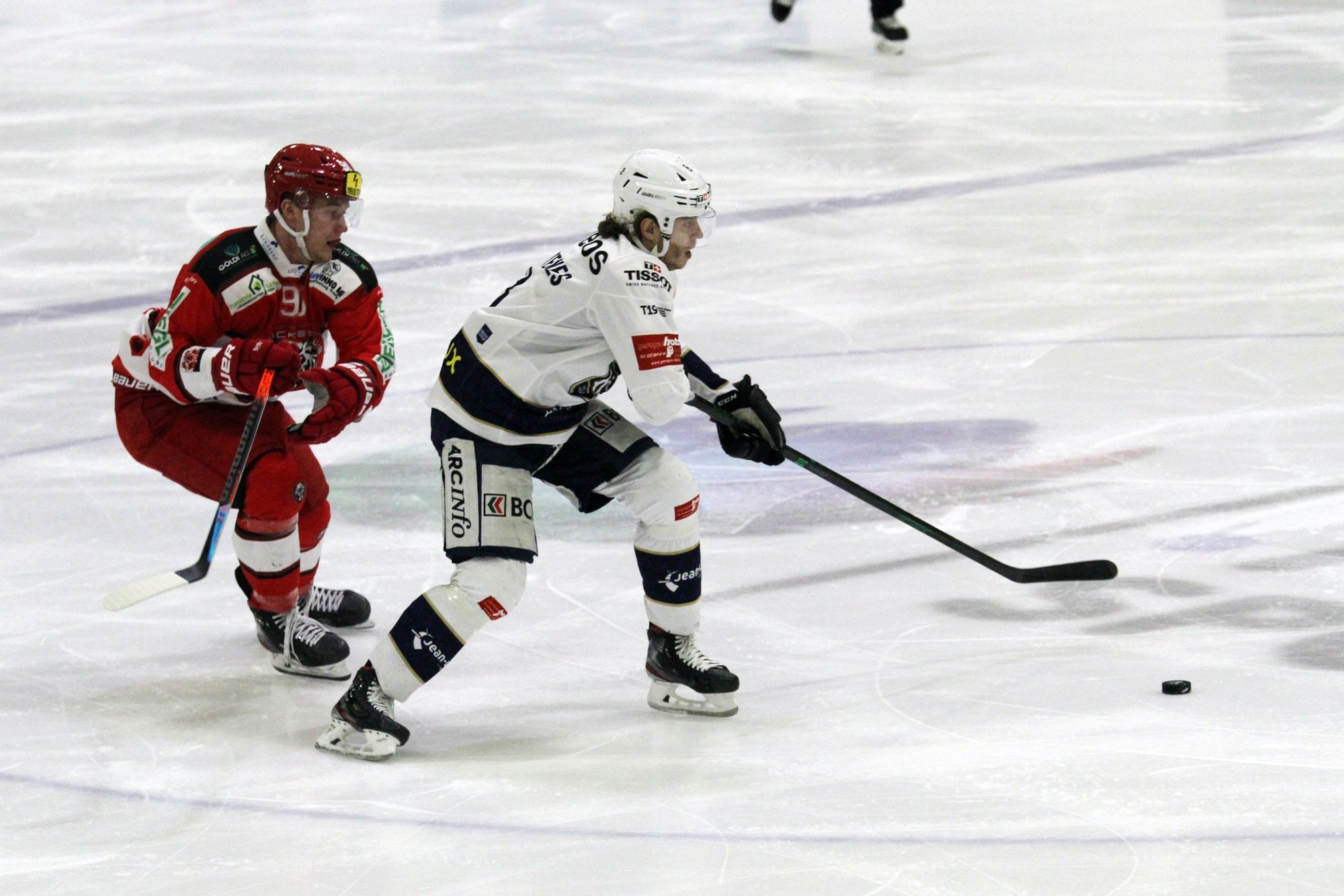 Mathias Trettenes (en blanc) a de nouveau fait parler sa classe contre Winterthour.