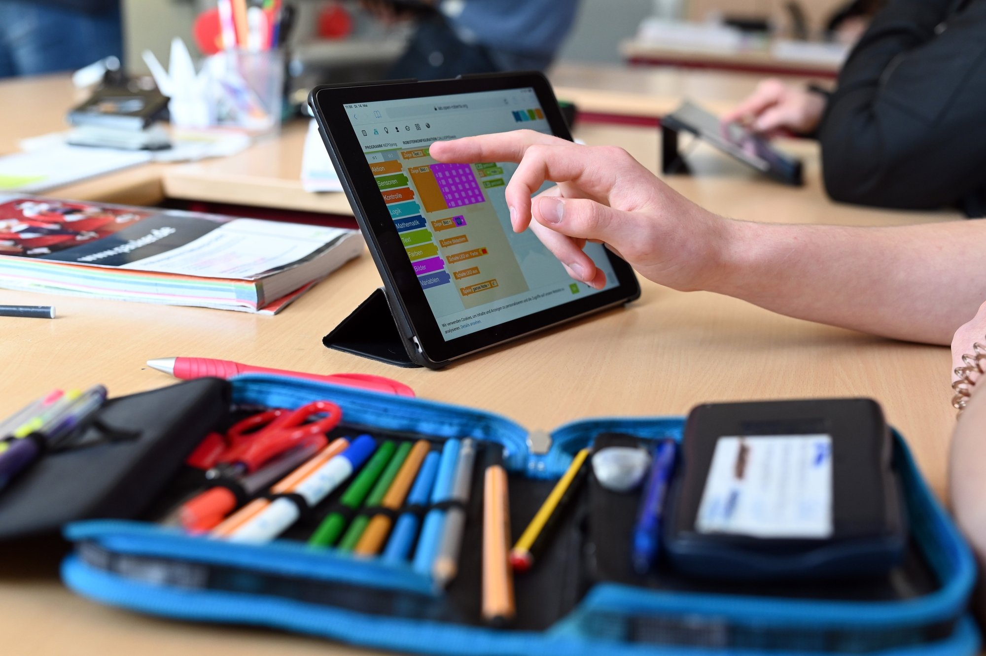 L'utilisation de tablettes à l'école doit permettre aux élèves de mieux développer leurs compétences numériques (image d'illustration).