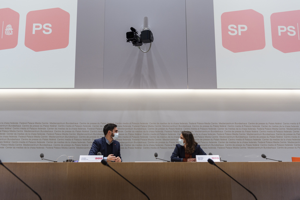 Les coprésidents Mattea Meyer (dr.) et Cedric Wermuth veulent redynamiser le parti.