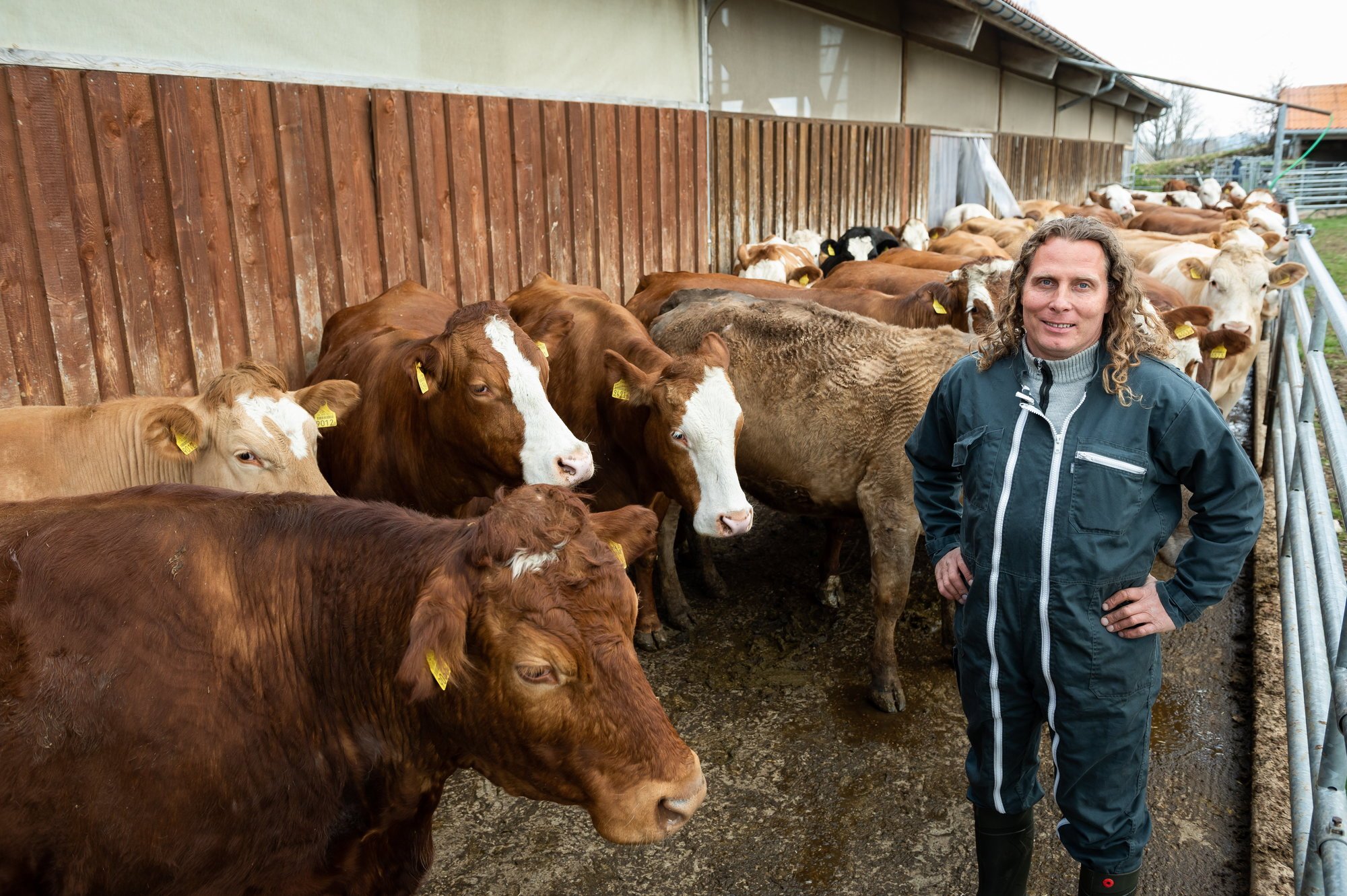 Comme 43 autres agriculteurs locaux, Christophe Ummel est sociétaire du projet de centrale de biogaz à La Chaux-de-Fonds.