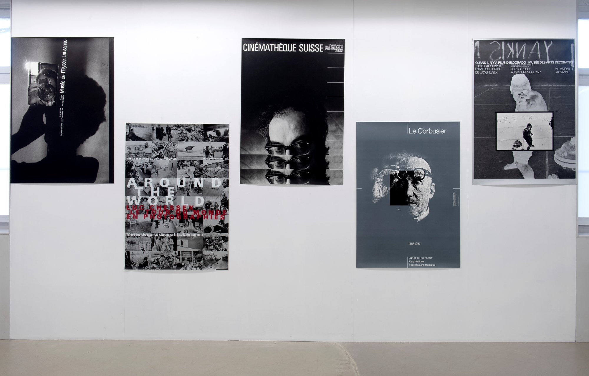 L'affiche de Godard (au milieu) est au Museum of Modern Art (MOMA) de New York: "Elle fait partie de la collection d'Estée Lauder déposée là-bas", raconte Werner Jeker.