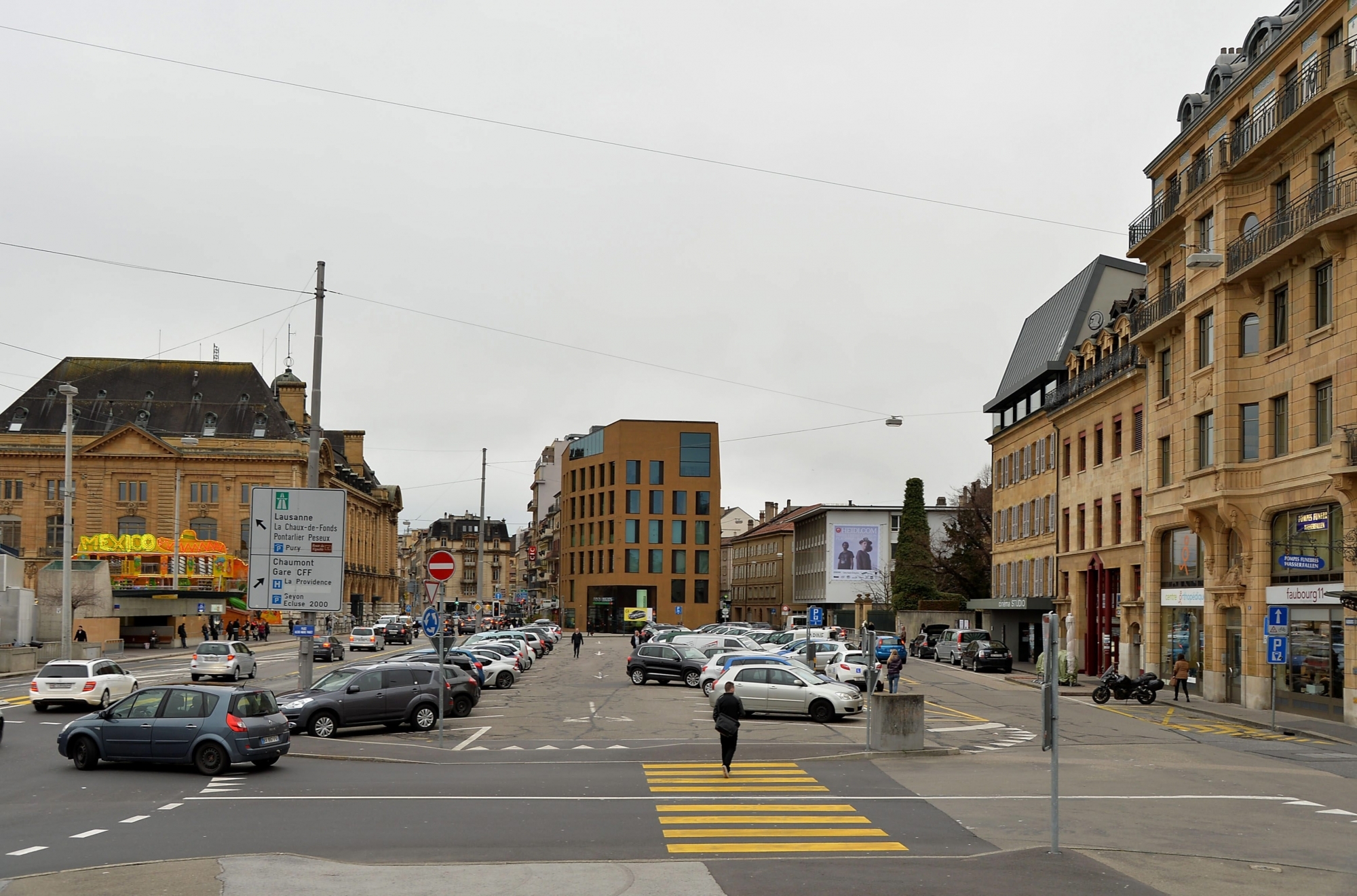 L'accident s'est déroulé dans la ruelle du Port, qui débouche sur la place Alexis-Marie-Piaget (photo).