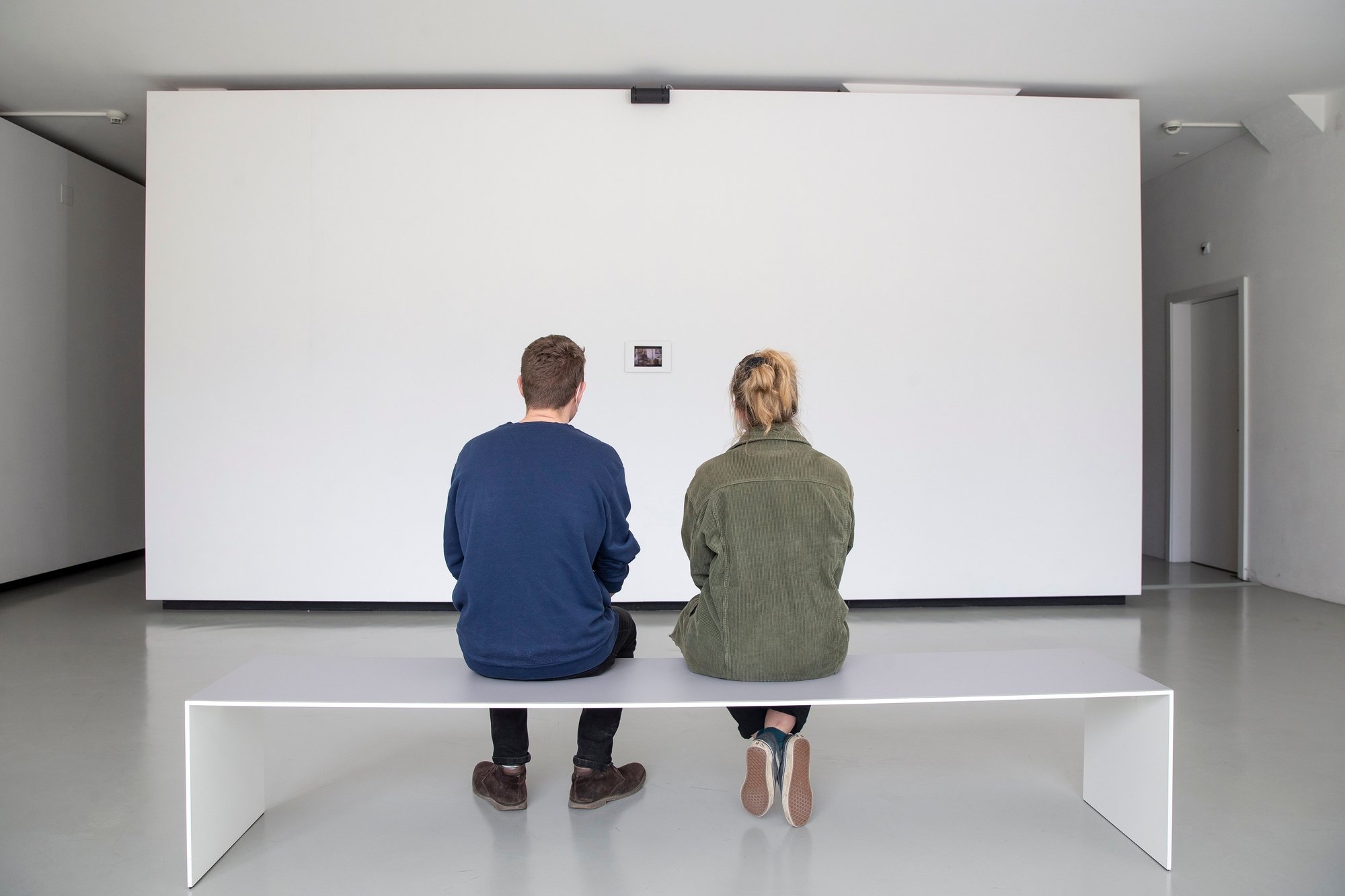 Seuls des petits iPads jalonnent le parcours du Musée des beaux-arts du Locle.