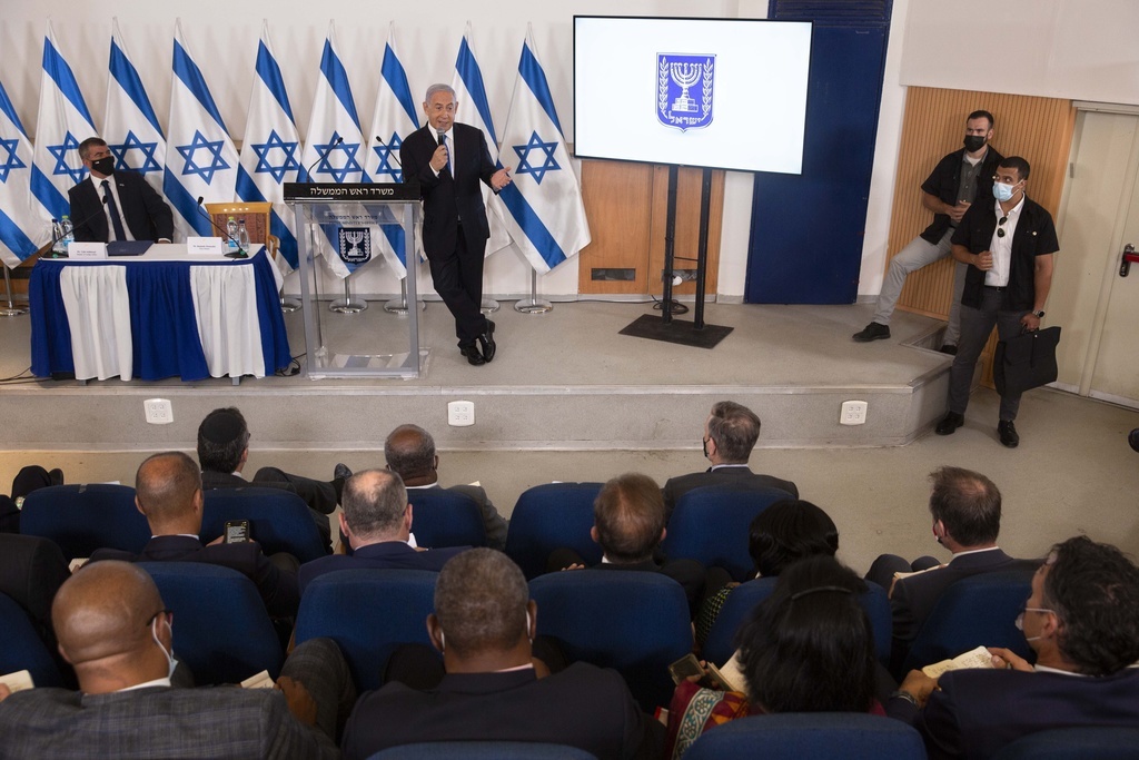 Le Premier ministre Benjamin Netanyahu et les principaux responsables sécuritaires du pays ont participé à la réunion. Le cessez-le-feu a été accepté à l'unanimité par Israël et le Hamas (archives).