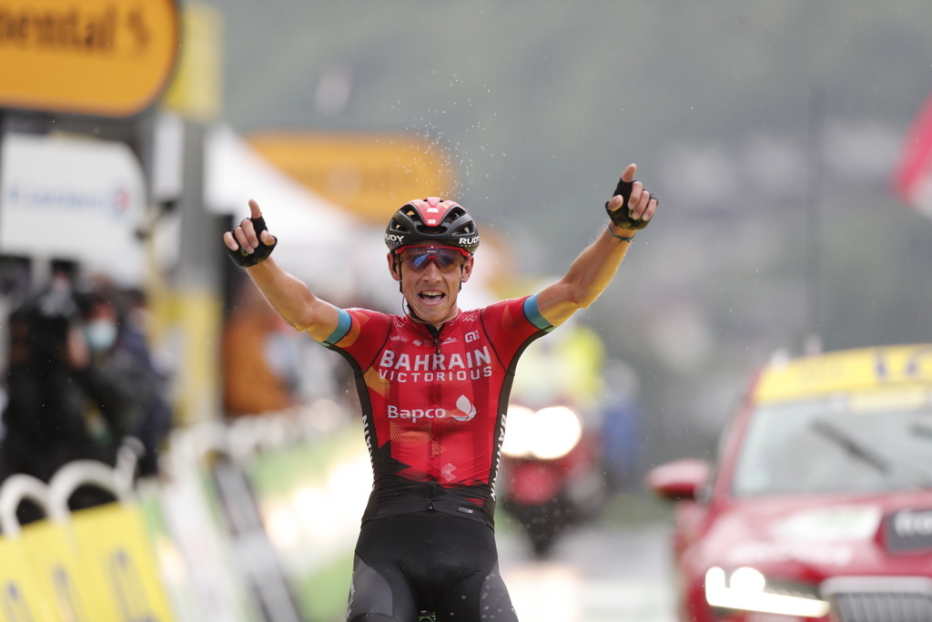 C'est la 2eme victoire de Teuns, 29 ans, au Tour de France.