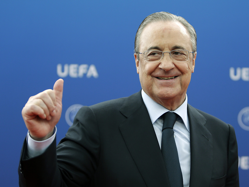 Le Real Madrid, représenté par son président Florentino Perez, le Barça et la Juve ne sont pour l'heure plus sous le coup d'une procédure de la part de l'UEFA.