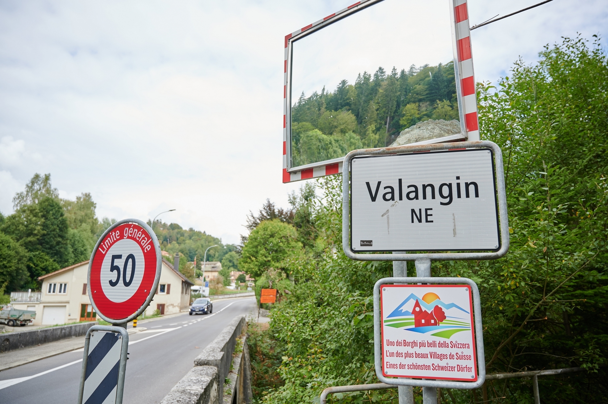 L'accident qui a fait une blessée s'est produit à Valangin.