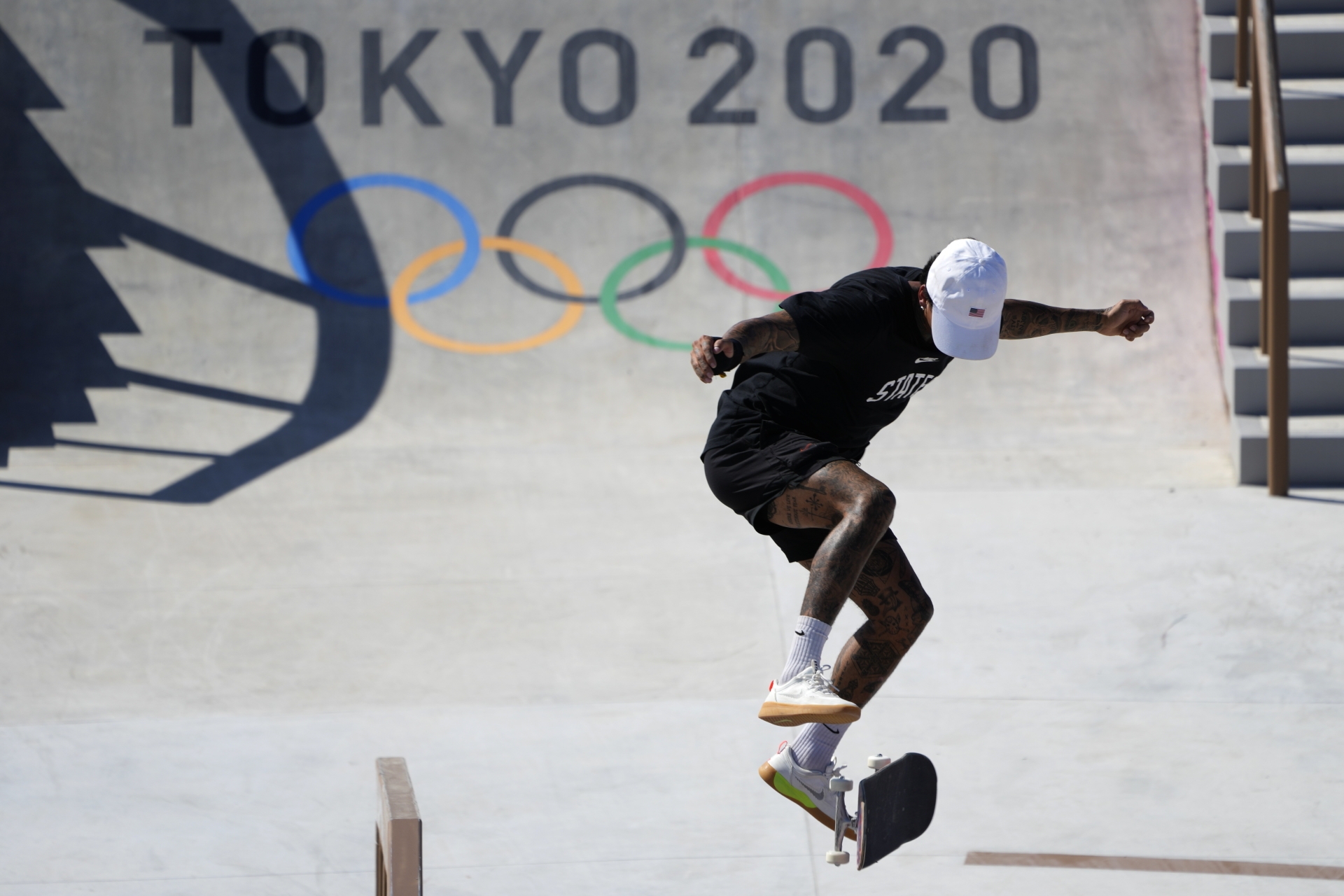 Nyjah Huston pourrait devenir dimanche le premier champion olympique de skateboard. 