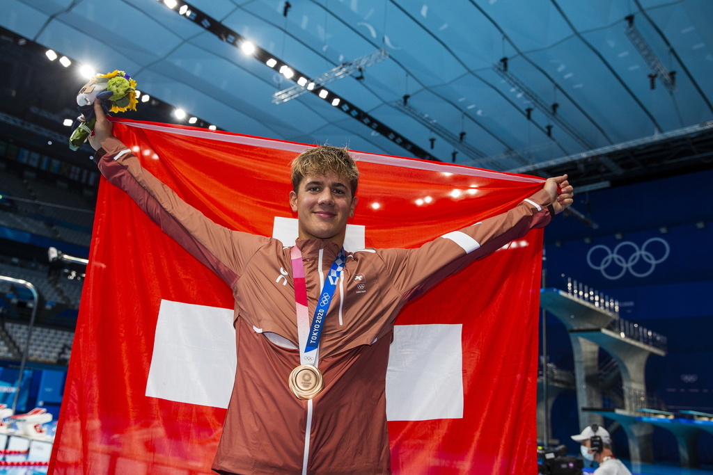 Noè Ponti a offert à la Suisse une dixième médaille dans ces JO.