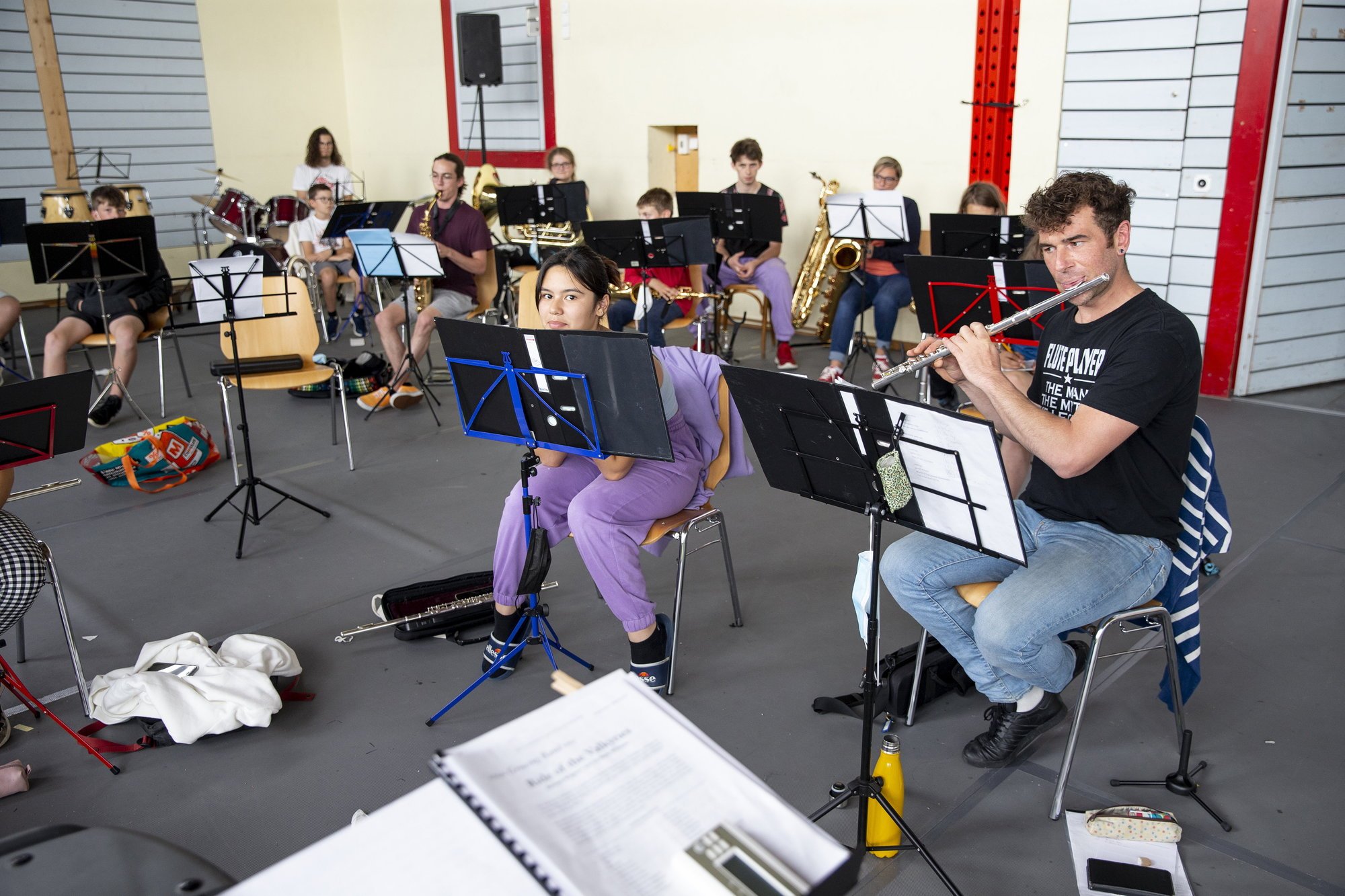 Une trentaine de jeunes du canton ont participé au "camp d'après" de l’Association Cantonale des Musiques Neuchâteloises.