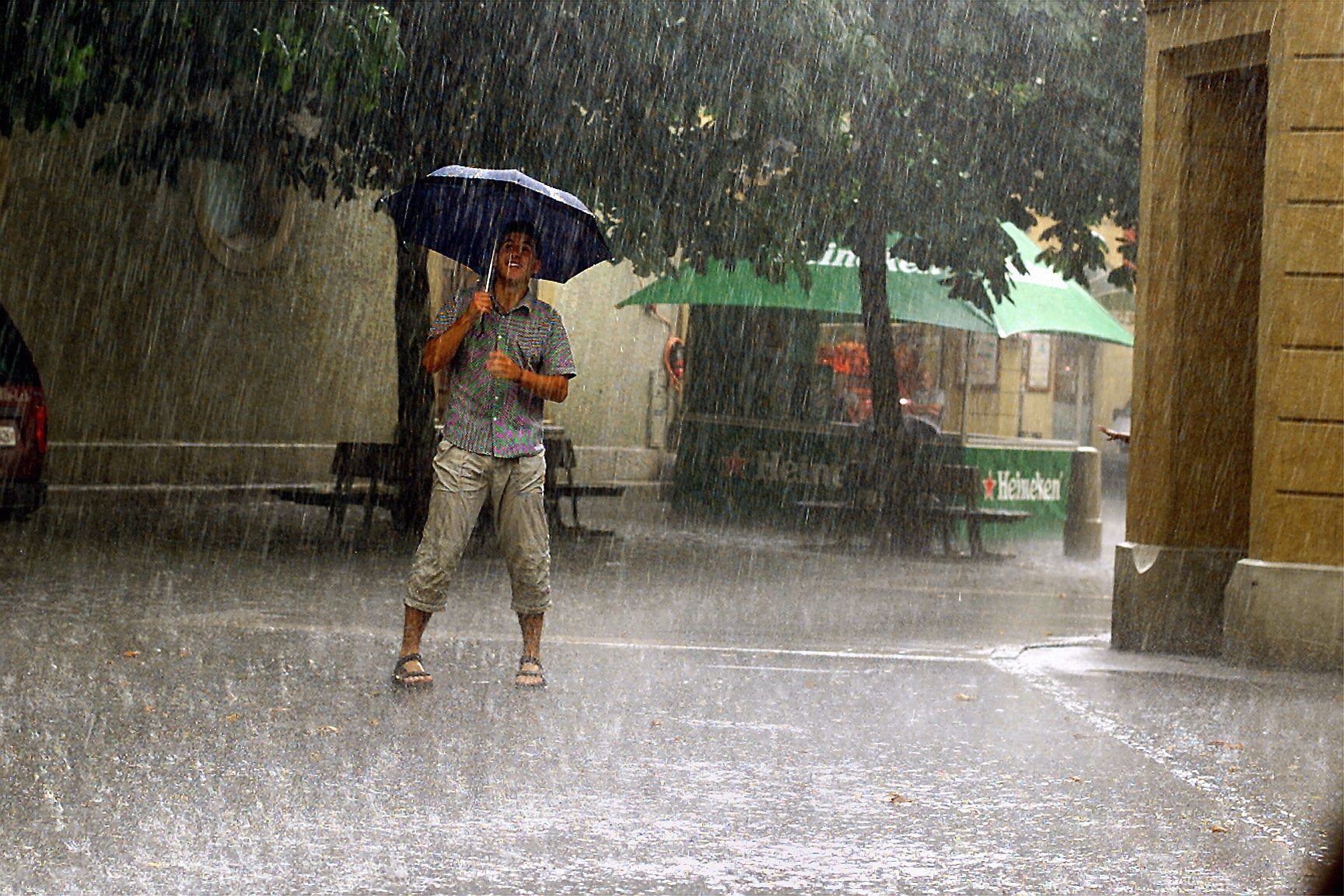 La météo sera orageuse samedi, avec un risque de grêle.