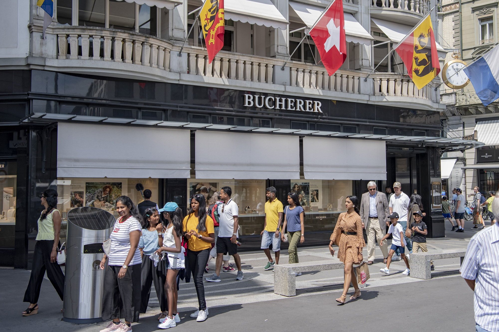 En Suisse et à Lucerne particulièrement, les détaillants horlogers pâtissent de l’absence des touristes asiatiques.