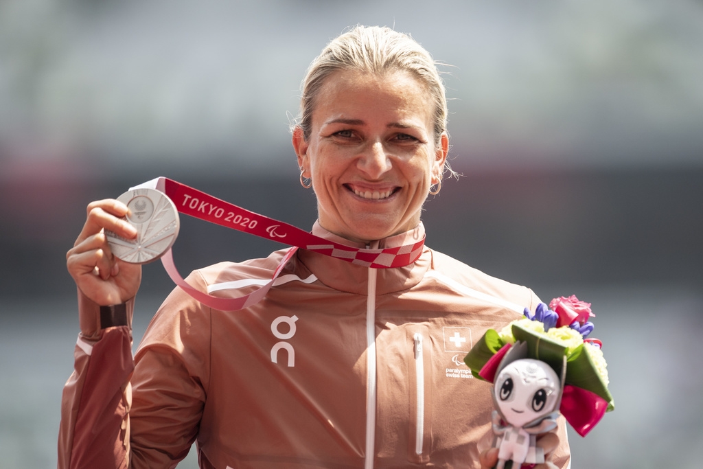 C'est la quatrième médaille pour Manuela Schär à des Paralympiques. Seul l'or lui fait encore défaut.