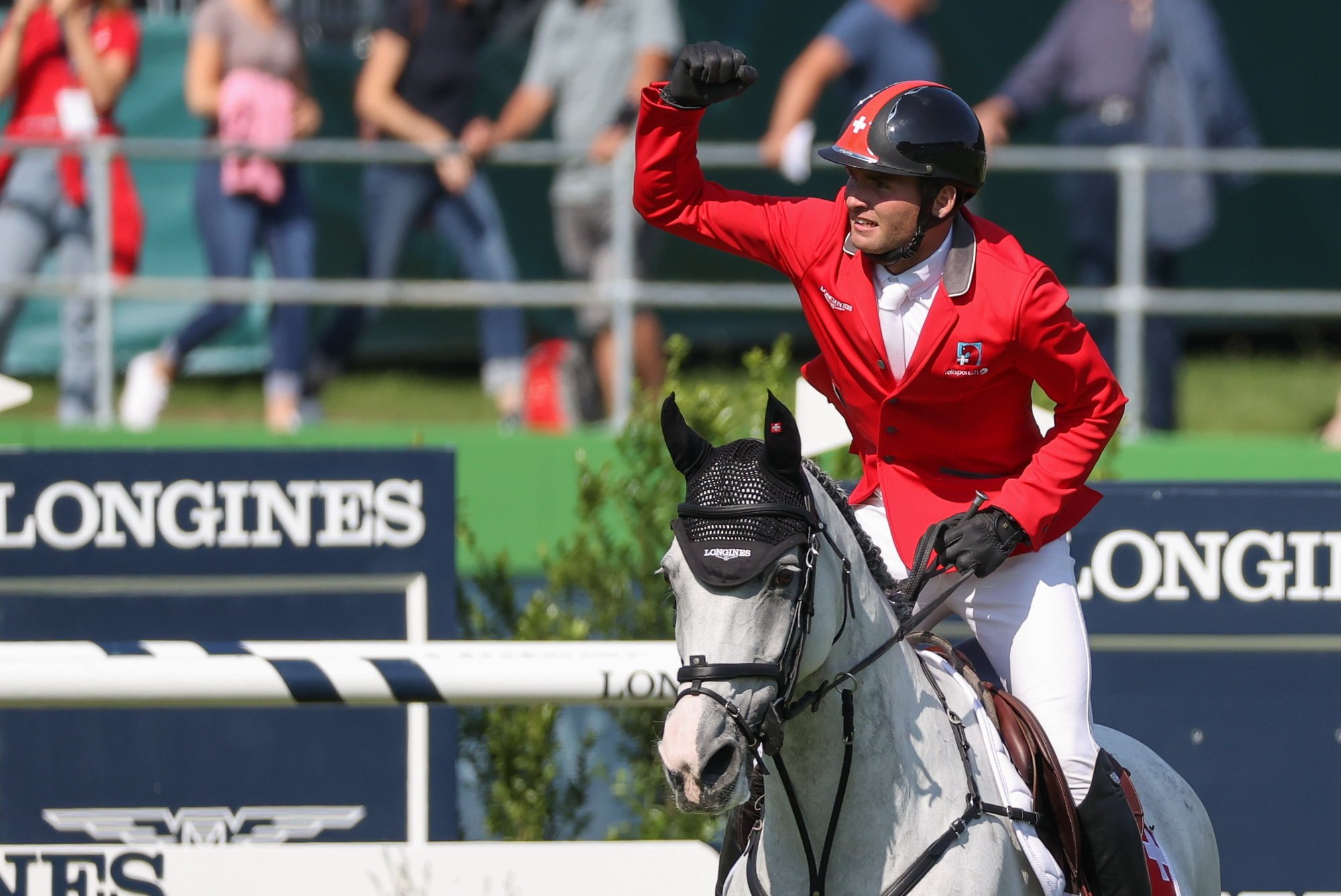 Bryan Balsiger a réussi de très bons championnats d'Europe avec sa jument "AK's Courage".