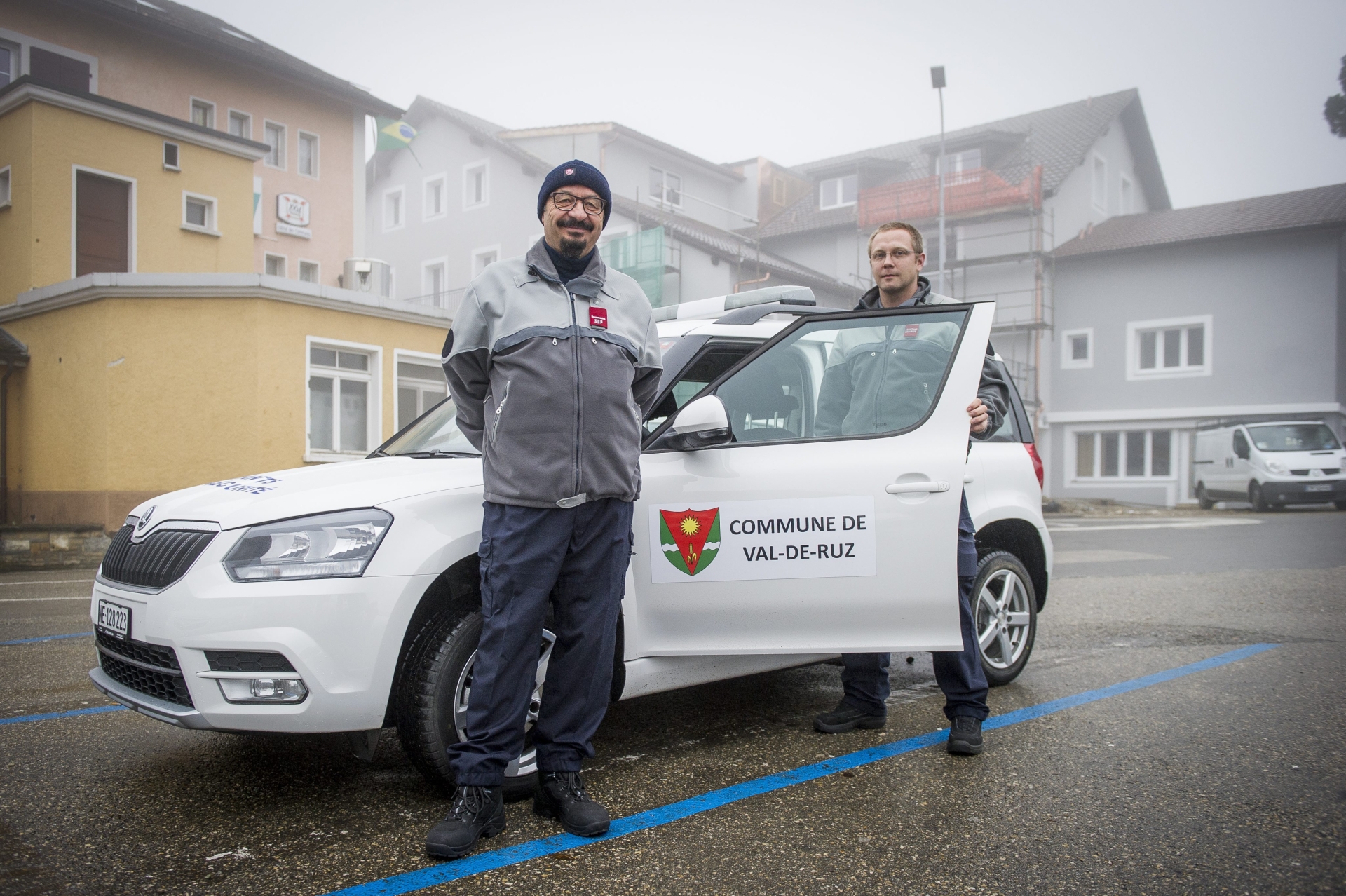 Depuis 2014, date de la photo, les agents de sécurité chaux-de-fonniers travaillent aussi à Val-de-Ruz.