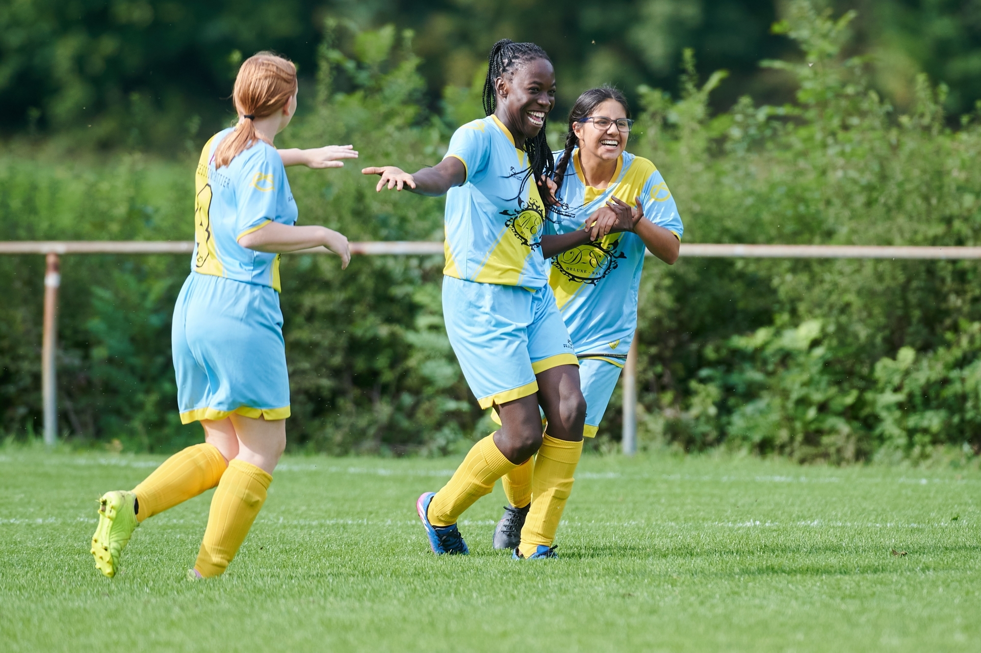 Les filles FF-19 du Team Corcelles-VDR ont jubilé à cinq reprises contre Morat.