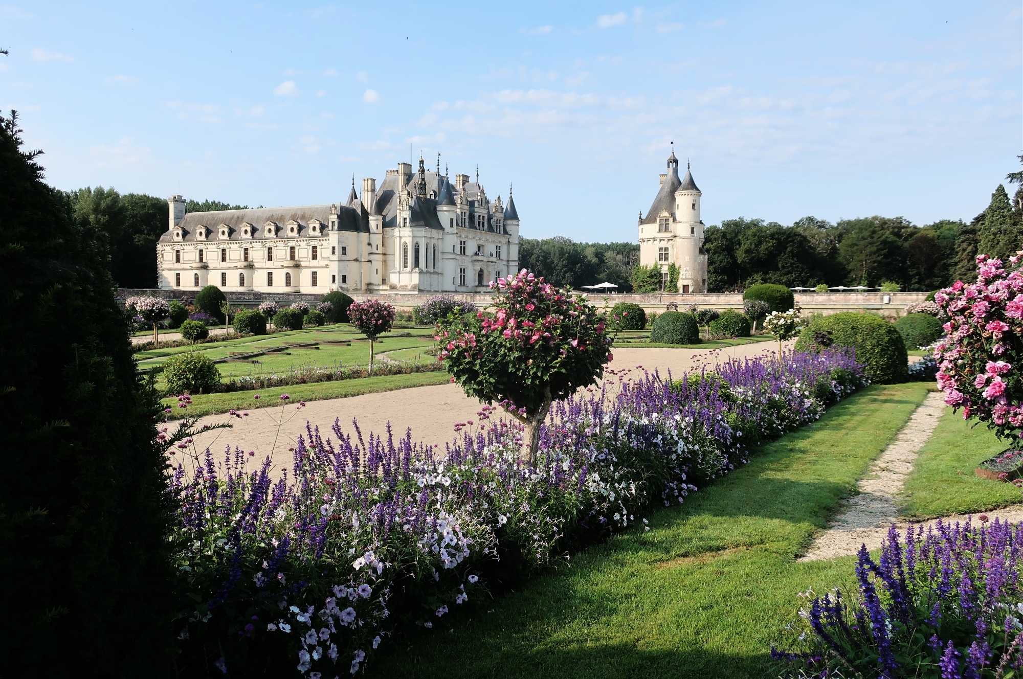 Chenonceaux Ici, l’accent est mis sur le ton sur ton. 