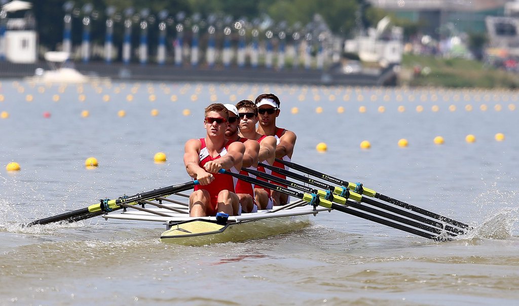 Les Suisses continuent de briller aux Mondiaux de Chungju (CdS). Trois nouvelles embarcations helvétiques se sont qualifiées pour la finale, dont le quatre de couple des Vaudois Augustin Maillefer (2e)et Barnabé Delarze (4e sur la photo).