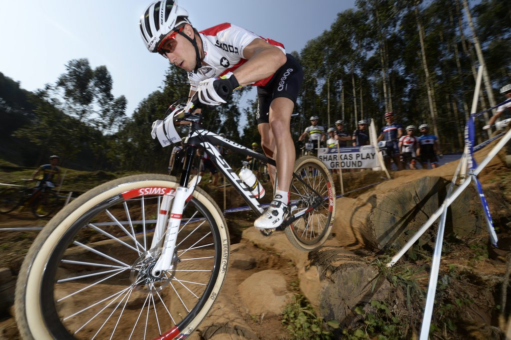 Le Suisse Nino Schurter a été irrésistible aux championnats du monde de VTT en Afrique du Sud. Il s'est offert l'or mondial. 