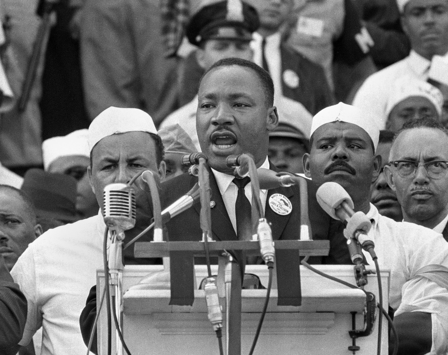 Que l’on soit célèbre ou pas, le contexte importe beaucoup dans la réussite d'un discours, écrit Matthieu Wildhaber. Sur cette image, Martin Luther King prononçant son célèbre discours «I have a dream».