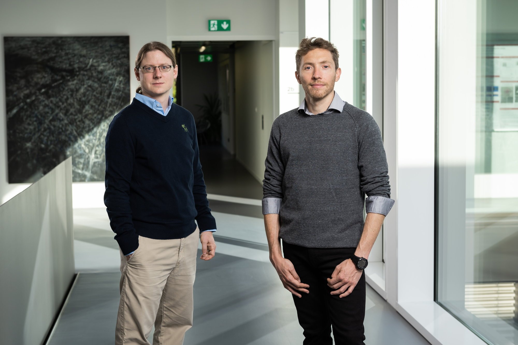 Raphaël Barbey et Nicolas Descharmes, fondateurs de Luminesys. La start-up s'était déjà présentée l'an dernier au Prix BCN Innovation.