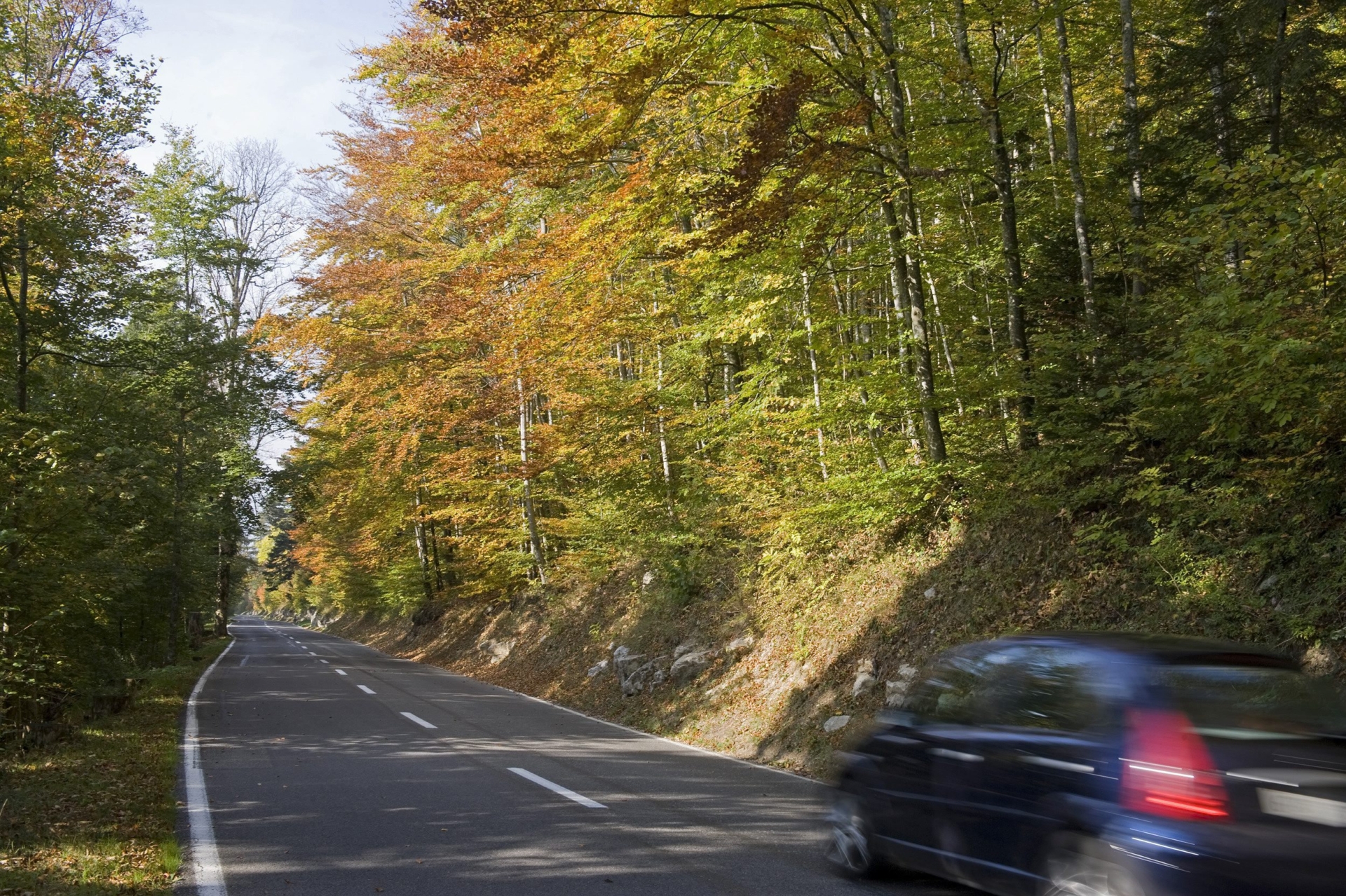 La route de Chaumont a été fermée le temps de l'intervention des secours.