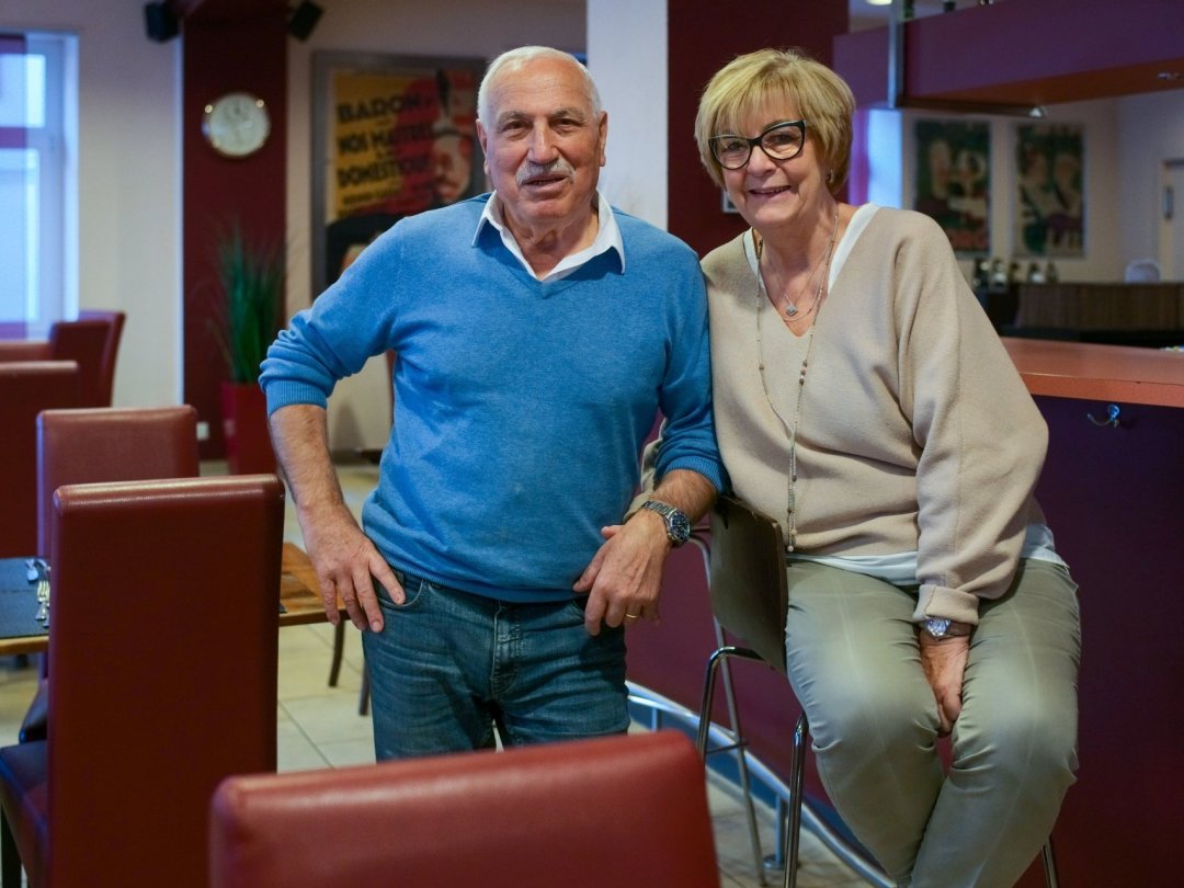 Giacomo et Patricia Rizzo, cinquante ans d'amour bientôt et 40 ans de restauration côte à côte à La Chaux-de-Fonds.