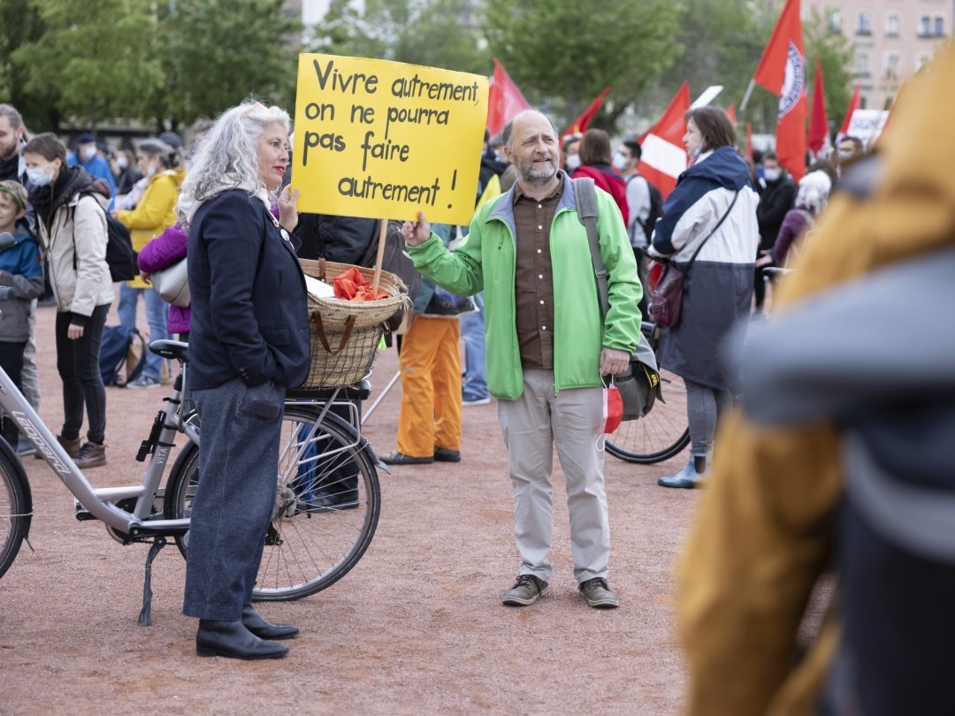 En mai 2021, la Grève pour l’Avenir, avait déjà mobilisé en nombre, comme ici, à Genève.