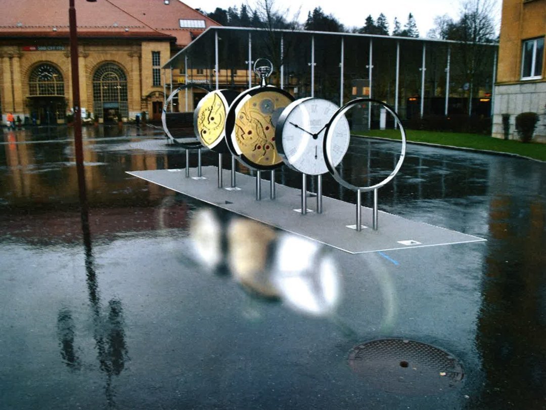 L'horloge monumentale offerte par Tissot à La Chaux-de-Fonds sera construite par l'entreprise  Utinam, de Besançon.