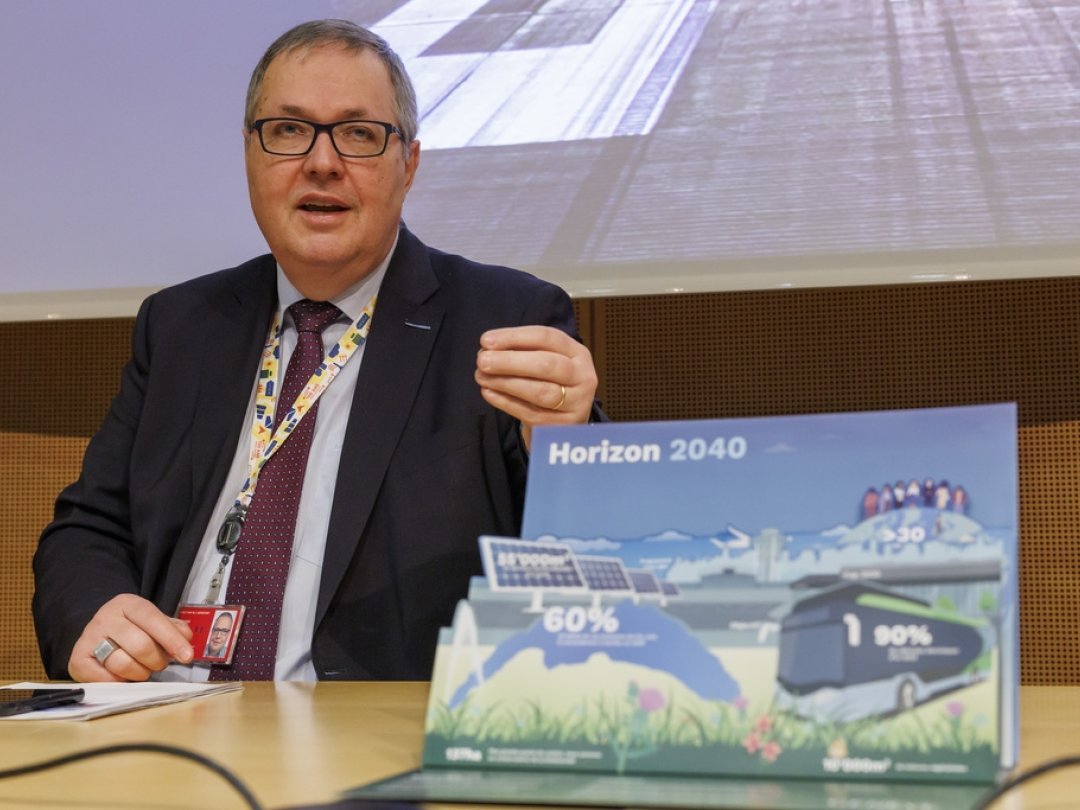 Andre Schneider, directeur général de Genève Aéroport, a présenté le rapport annuel ce mardi.