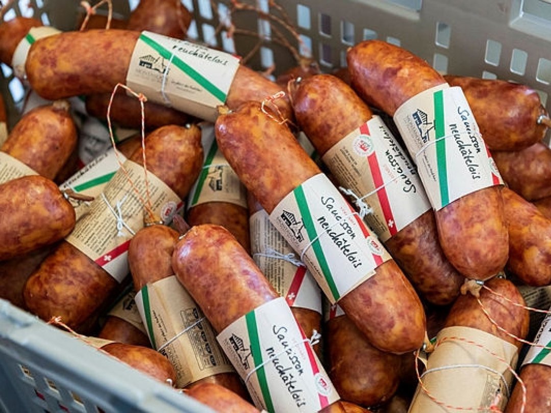 Le saucisson neuchâtelois sera un des produits de la région à l'honneur le dimanche 12 mars.