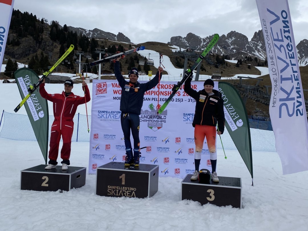 Robin Tissières (à droite) s'est hissé sur la troisième marche du podium.