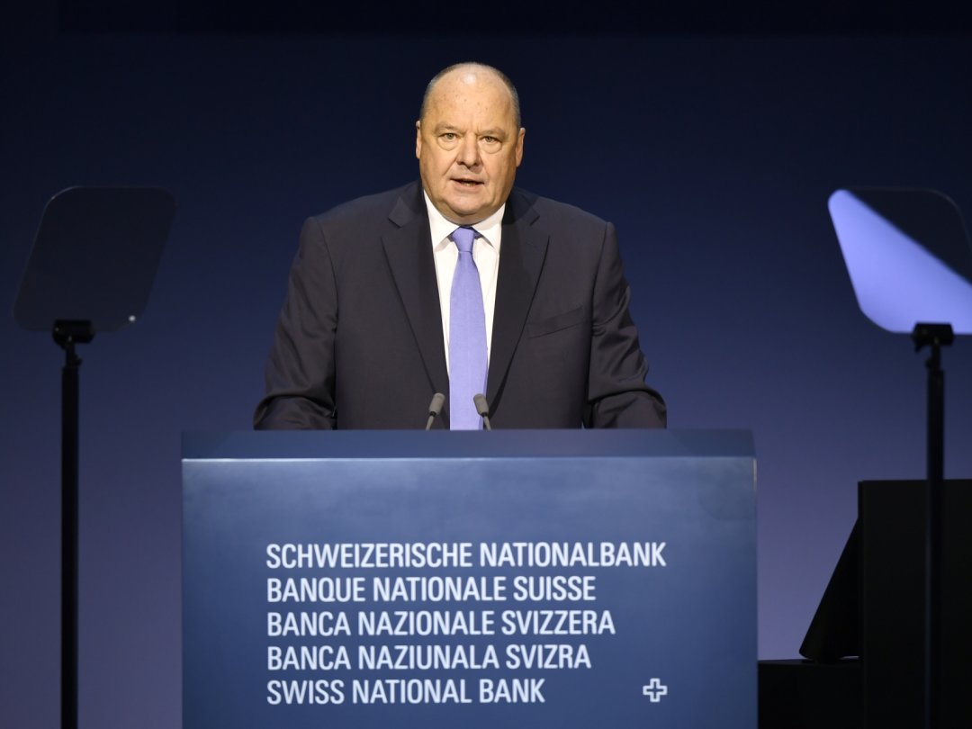Jean Studer en 2019, alors qu'il était encore président du Conseil de banque de la Banque nationale suisse.