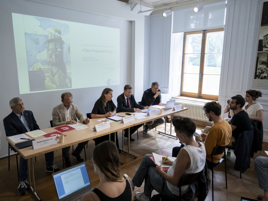 Les porteurs du projet Capitale culturelle suisse ont fait le point de la situation au Musée d’histoire de La Chaux-de-Fonds ce jeudi 22 juin.