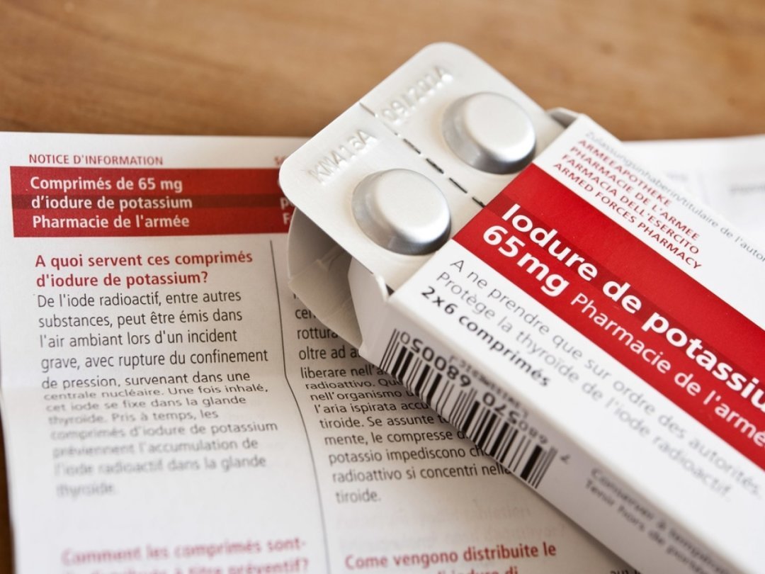 Les pastilles d'iode ne seront plus distribuées dans le canton de Neuchâtel.